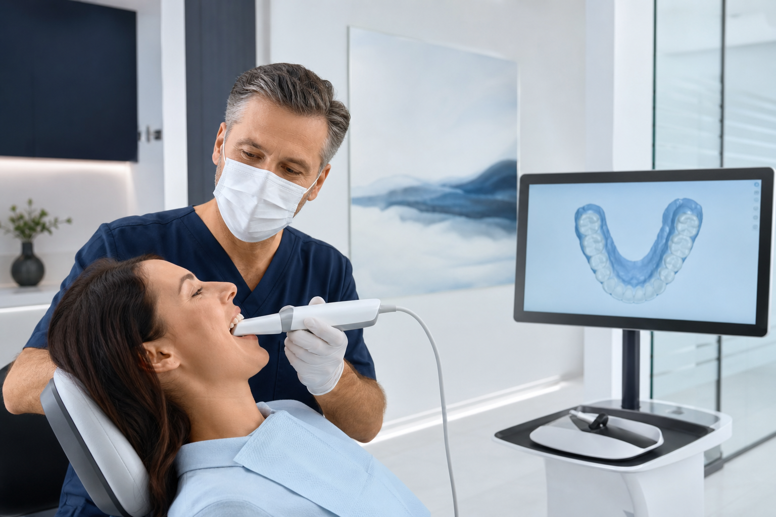 Digitale Zahnabformung mit einem modernen Intraoralscanner